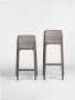 Стул пластиковый барный Nardi Net Stool, тортора фото Стул пластиковый барный Nardi Net Stool, тортора фото