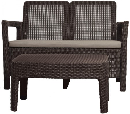 Диван Тарифа + столик (Tarifa sofa + Table) Коричневый