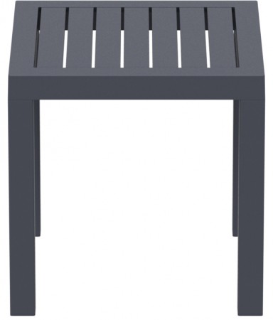 Столик пластиковый для лежака Siesta Contract Ocean Side Table, темно-серый фото