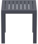 Столик пластиковый для лежака Siesta Contract Ocean Side Table, темно-серый фото